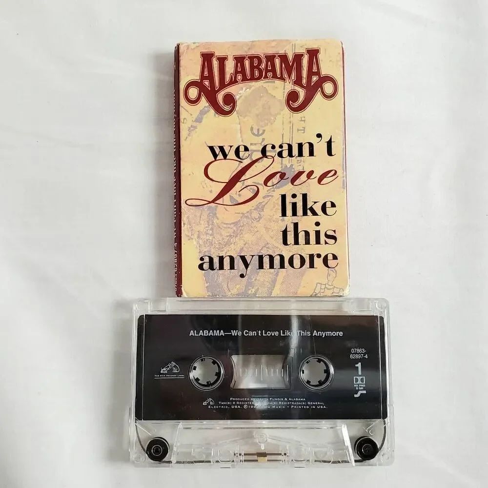Alabama – We Can’t Love Like This Anymore Cassette Single (1994)